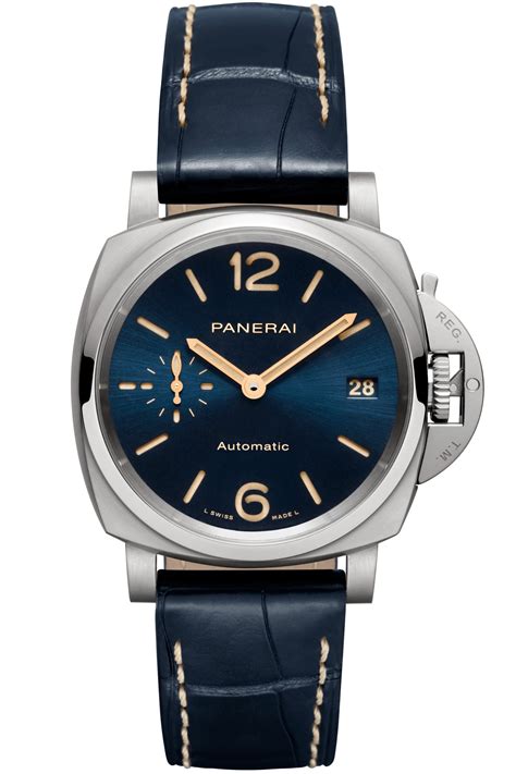 panerai blue dial 44mm|panerai luminor due 38mm review.